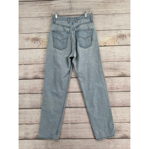 Vintage 80s Guess Straight Leg Jeans Womens 28 (26) Blue Light Wash Denim - Picture 2 of 11